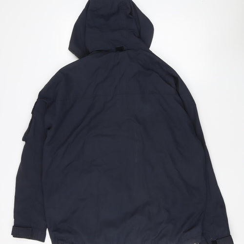 GAP Men's Blue L Pullover Hoodie, Hooded, Relaxed Fit