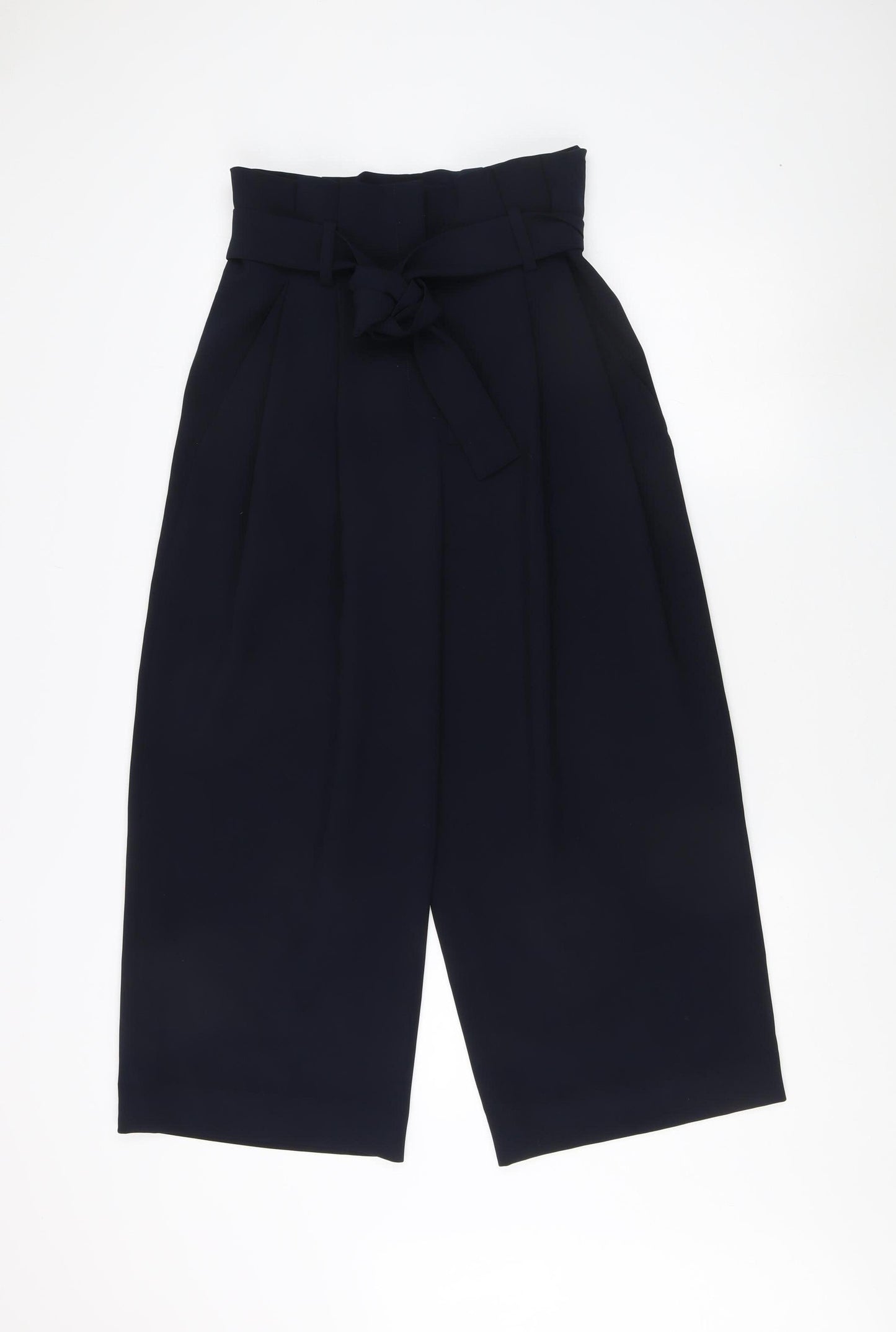COS Women's Black Paperbag Trousers Size 10