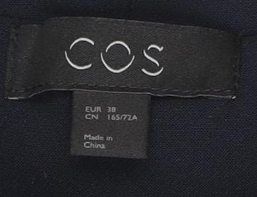 COS Women's Black Paperbag Trousers Size 10