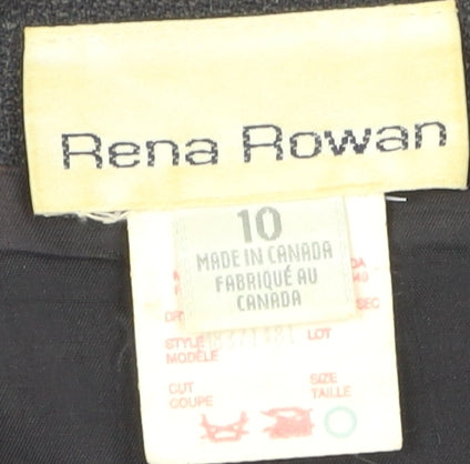 Rena Rowan Women's Black Pencil Skirt Size 10
