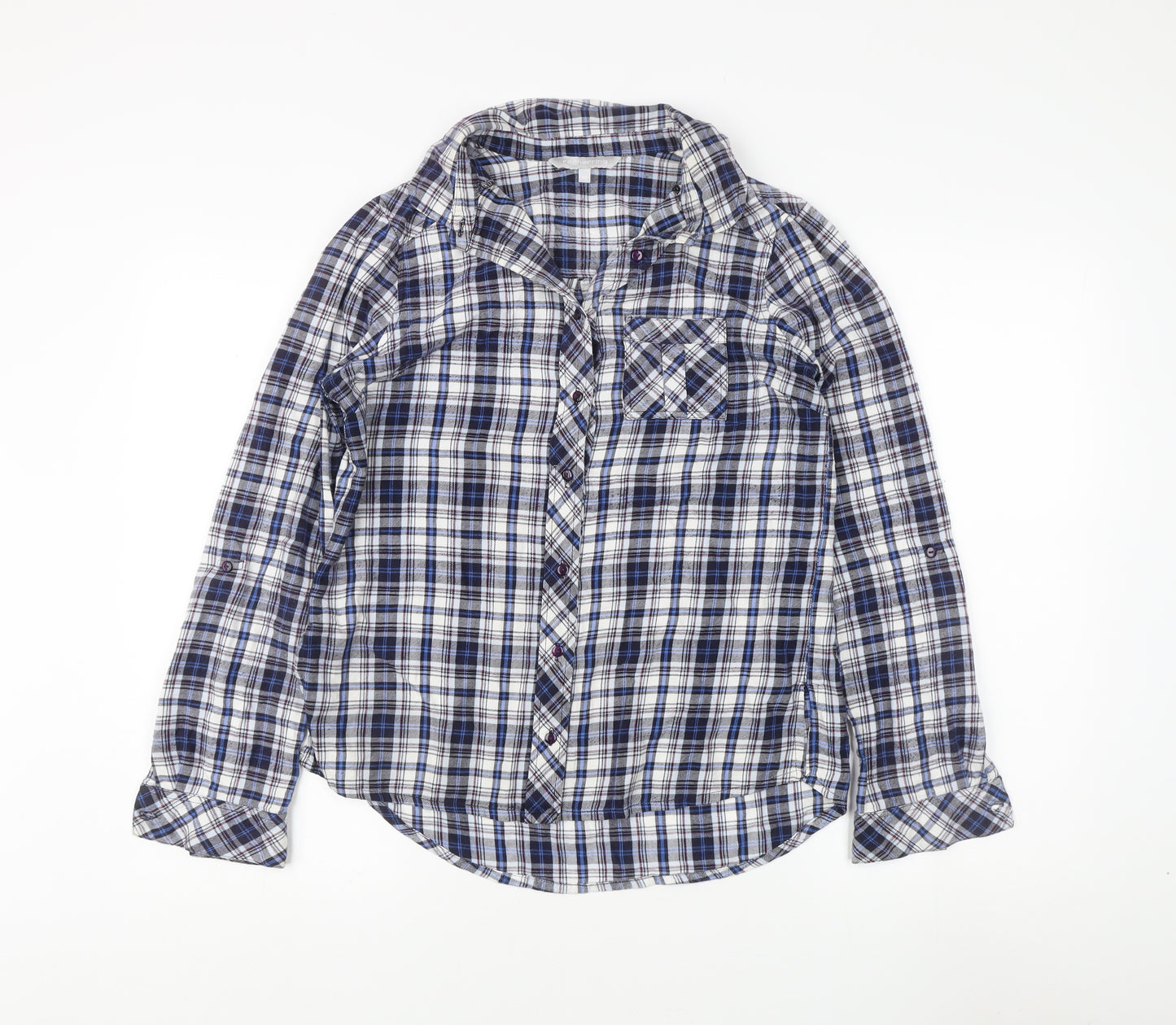Red Herring Women's Multicoloured Plaid Shirt Size 10