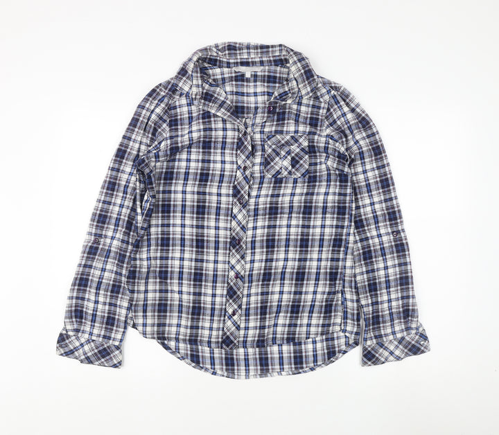 Red Herring Women's Multicoloured Plaid Shirt Size 10