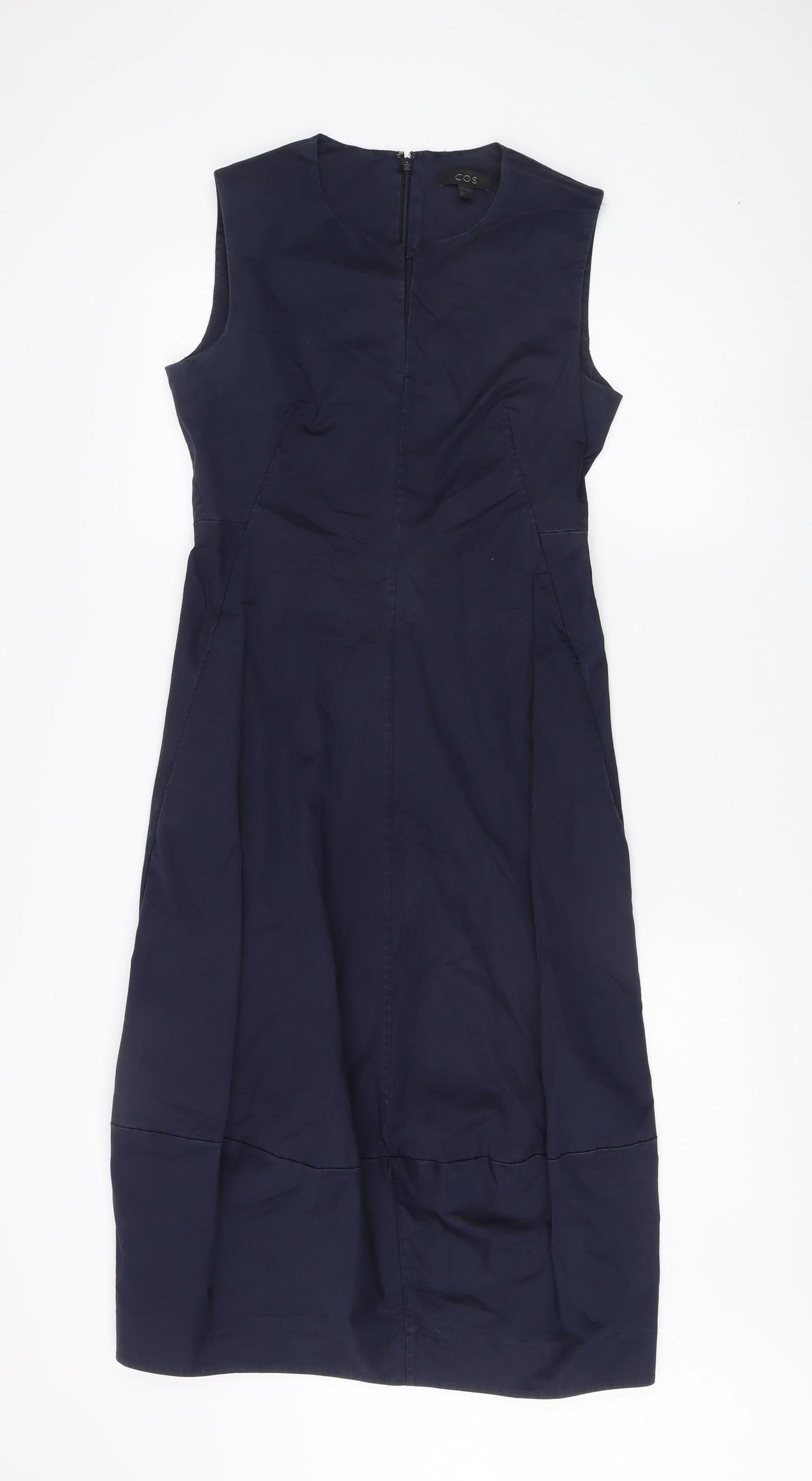 COS Women's Blue Shift Dress Size 10