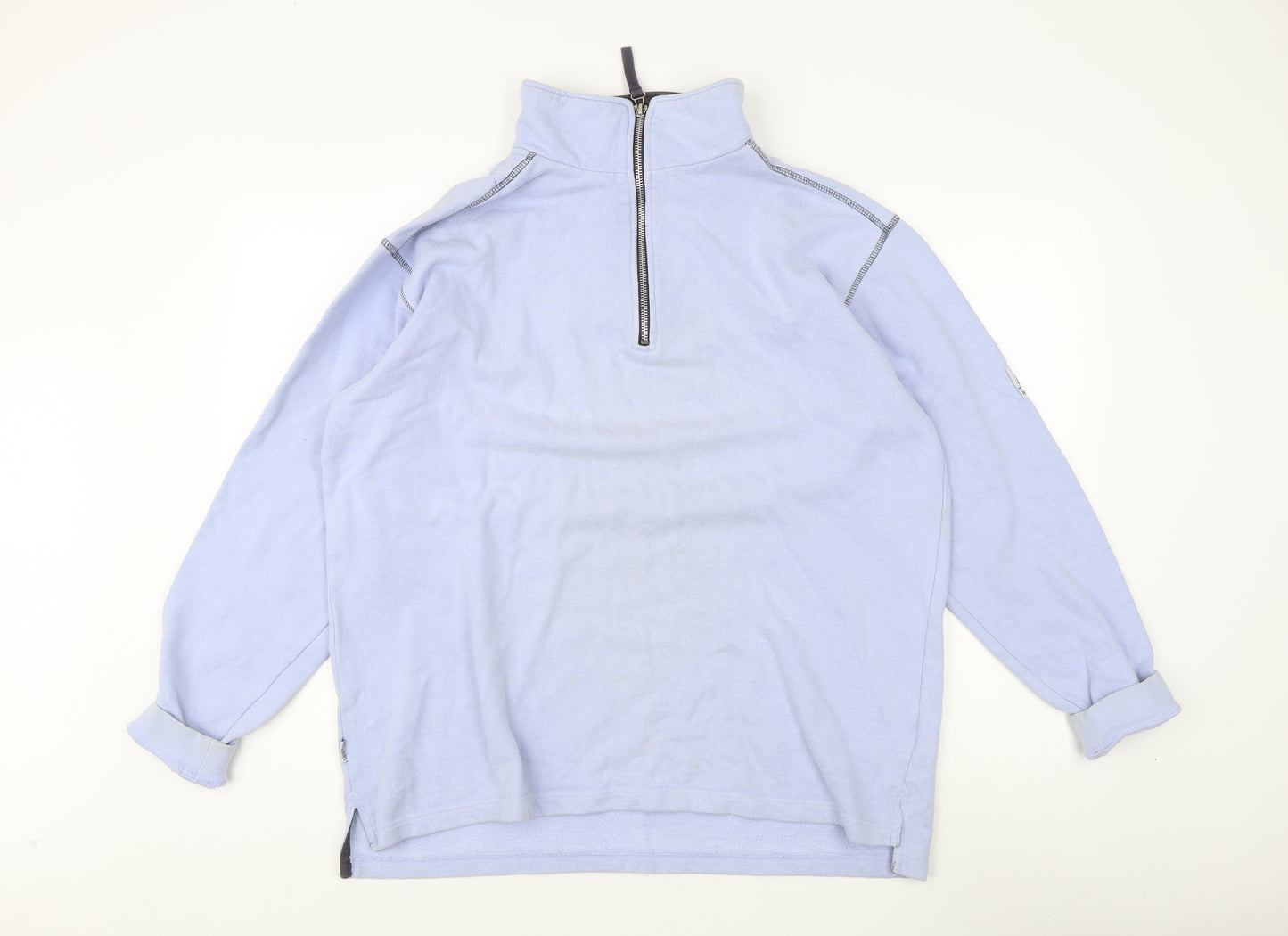 Lazy Jacks Men's Blue Sweatshirt L Nautical 1/4 Zip