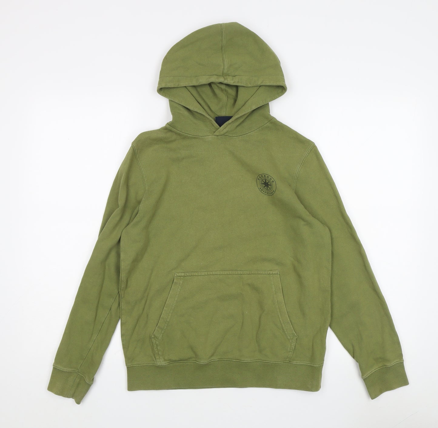 Barbour Green Unisex 2XL Pullover Hoodie, Casual Comfort