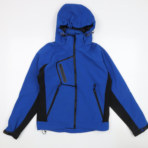 Acode Men's Blue Softshell Jacket Size M