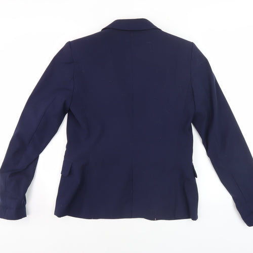 Stradivarius Women's Blue Blazer Size 12 Business Casual
