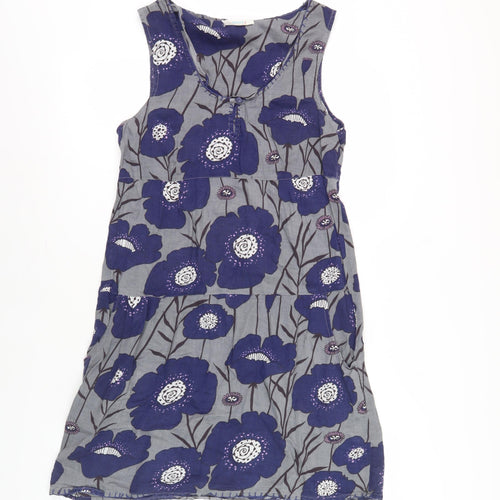 White Stuff Women's Floral Shift Dress Multicoloured Size 12
