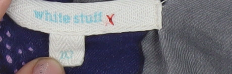 White Stuff Women's Floral Shift Dress Multicoloured Size 12