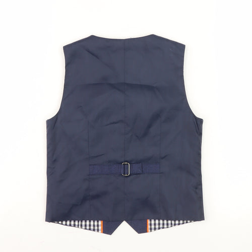 Next Boys Blue Waistcoat Size 5-6, Stylish Formal Wear