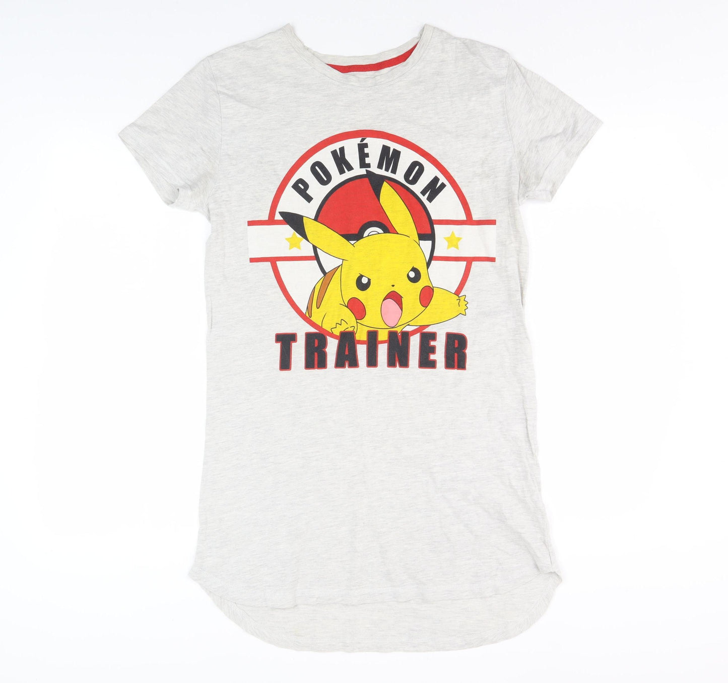 Pokémon Grey T-Shirt, Unisex, Size S, Casual Anime Style