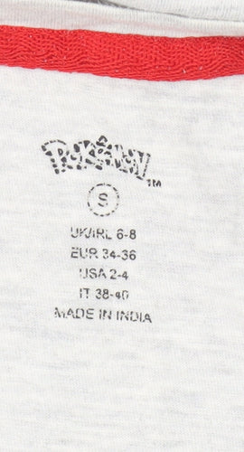 Pokémon Grey T-Shirt, Unisex, Size S, Casual Anime Style