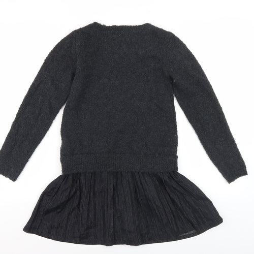 GAP Kids Girls Black Long Sleeve Dress, 10-11 Years