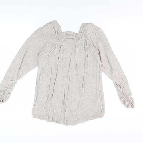 Phase Eight Women's Beige Blouse Medium Viscose Blend