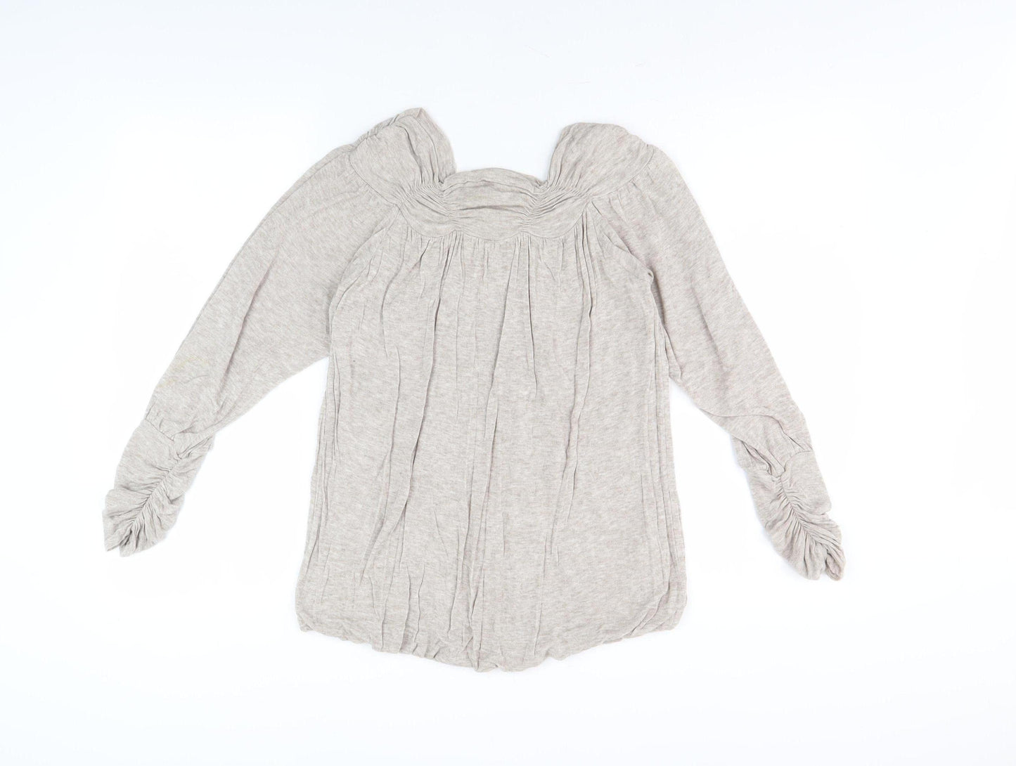 Phase Eight Women's Beige Blouse Medium Viscose Blend