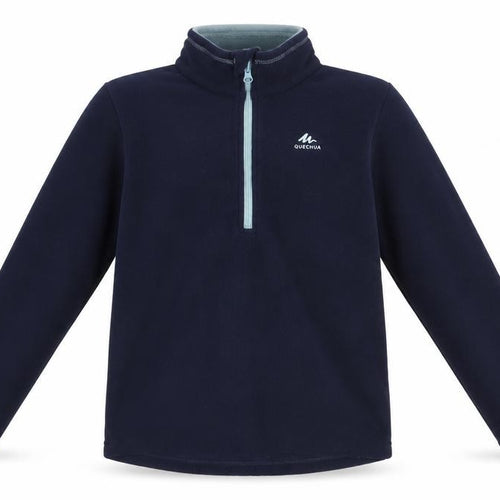 Decathlon Boys Blue Fleece 1/2 Zip Sweatshirt, 9-10 Years