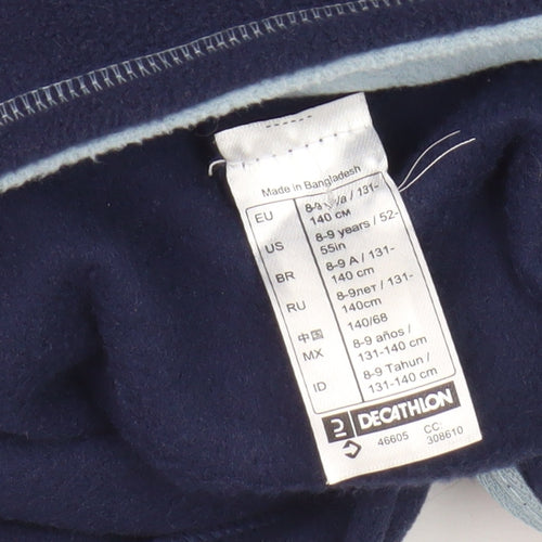 Decathlon Boys Blue Fleece 1/2 Zip Sweatshirt, 9-10 Years
