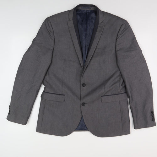 Next Men's Grey Blazer, 42 in Business Casual