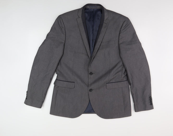 Next Men's Grey Blazer, 42 in Business Casual