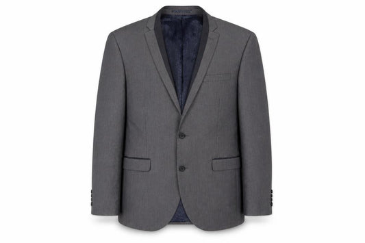 Front view of Next Men's Grey Blazer, 42 in Business Casual