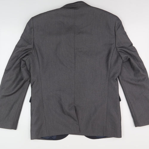 Next Men's Grey Blazer, 42 in Business Casual