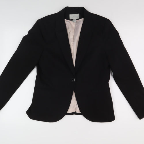H&M Women's Black Blazer, Size 14, Business Casual