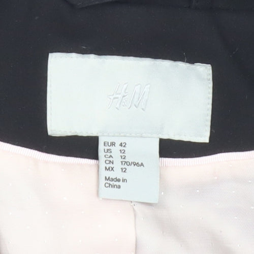 H&M Women's Black Blazer, Size 14, Business Casual