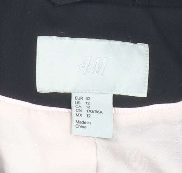 H&M Women's Black Blazer, Size 14, Business Casual