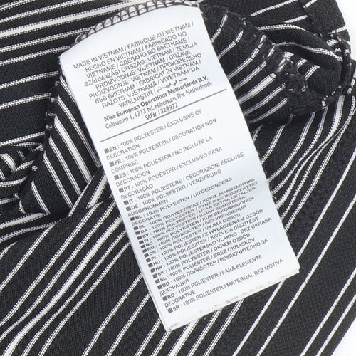 Nike Men’s Black Striped Golf Polo Shirt Size L