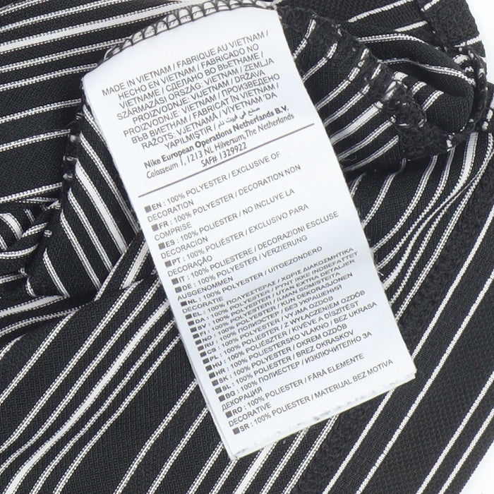 Nike Men’s Black Striped Golf Polo Shirt Size L