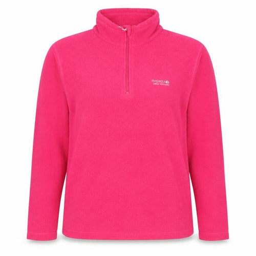 Regatta Women's Pink Zip Sweatshirt Size 12 Fleece