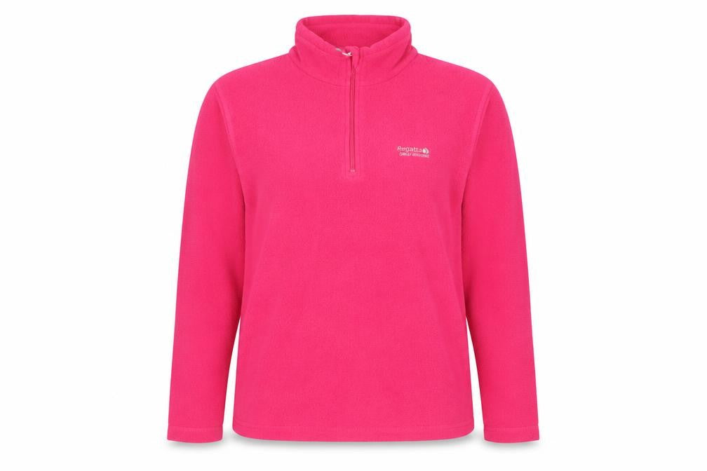 Regatta Women's Pink Zip Sweatshirt Size 12 Fleece