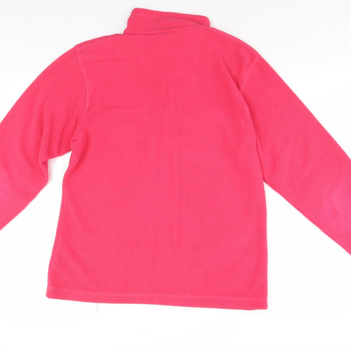 Regatta Women's Pink Zip Sweatshirt Size 12 Fleece