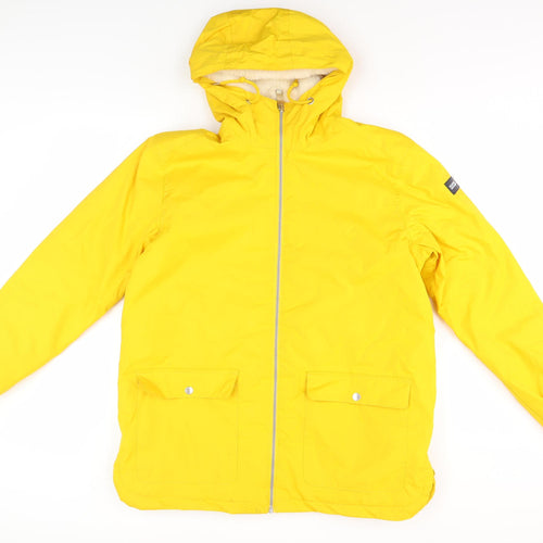 Regatta Women's Yellow Rain Coat Size 14 Hooded Waterproof