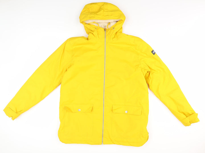 Regatta Women's Yellow Rain Coat Size 14 Hooded Waterproof