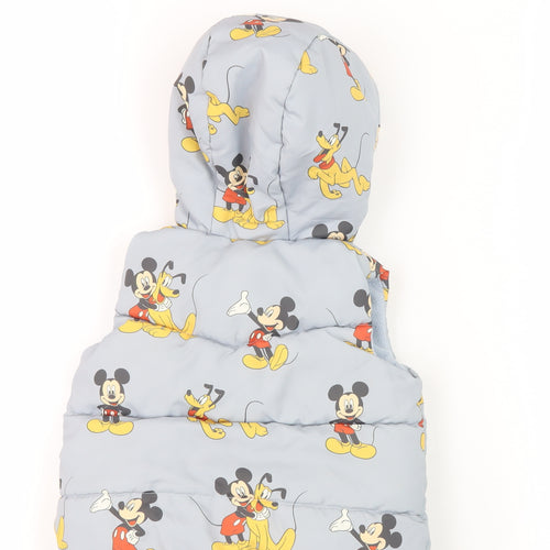 Disney Baby Blue Mickey Puffer Jacket 9-12 Months