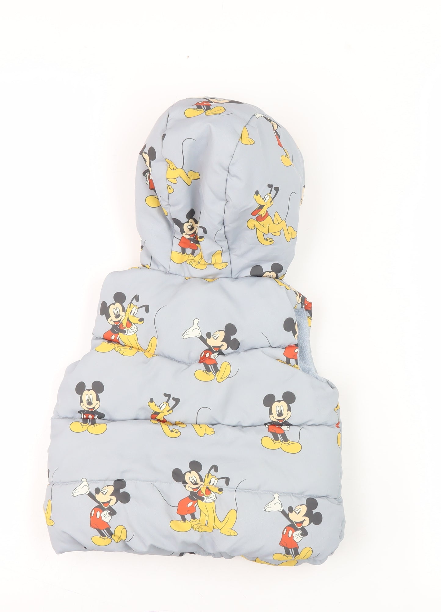 Disney Baby Blue Mickey Puffer Jacket 9-12 Months