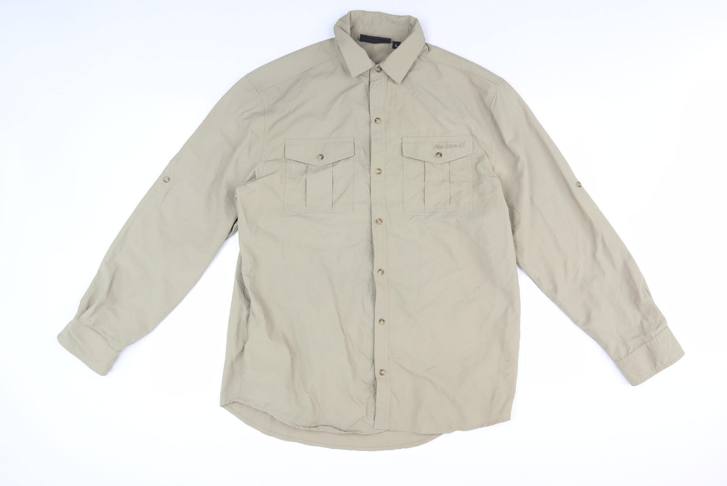 Peter Storm Men's Beige L Button-Up Casual Shirt
