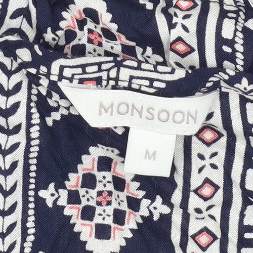 Monsoon Women's Multicoloured M Geometric Playsuit