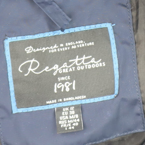 Regatta Women's Blue Puffer Jacket Size 12