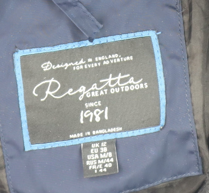 Regatta Women's Blue Puffer Jacket Size 12