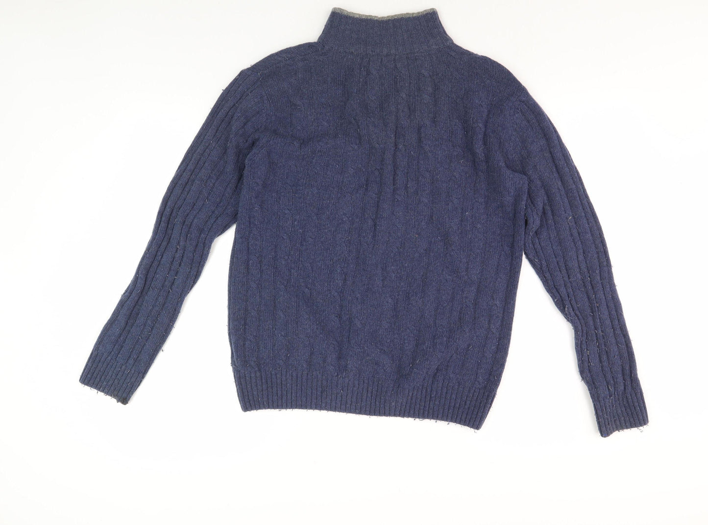 Daniele Bla Men's Blue Small Pullover Jumper