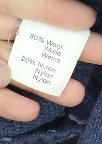 Daniele Bla Men's Blue Small Pullover Jumper