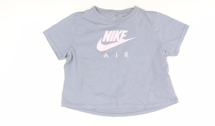 Nike Girls Blue Graphic Print T-Shirt L