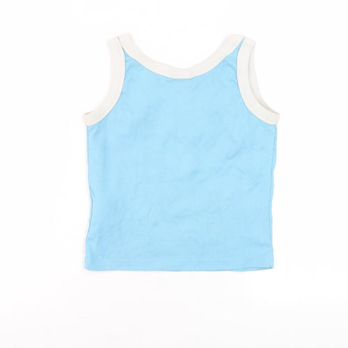 Nike Women's Blue Tank Top, Size 12, 100% Cotton