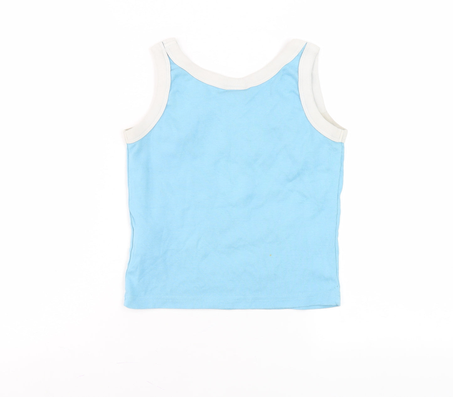 Nike Women's Blue Tank Top, Size 12, 100% Cotton