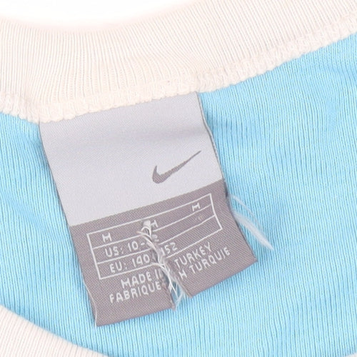 Nike Women's Blue Tank Top, Size 12, 100% Cotton