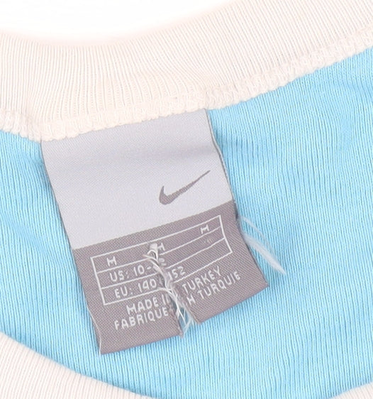 Nike Women's Blue Tank Top, Size 12, 100% Cotton