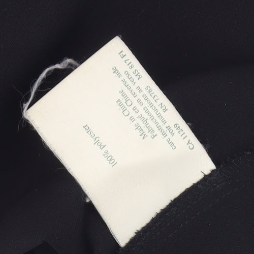 Laura Ashley Women's Black Skirt Size 8