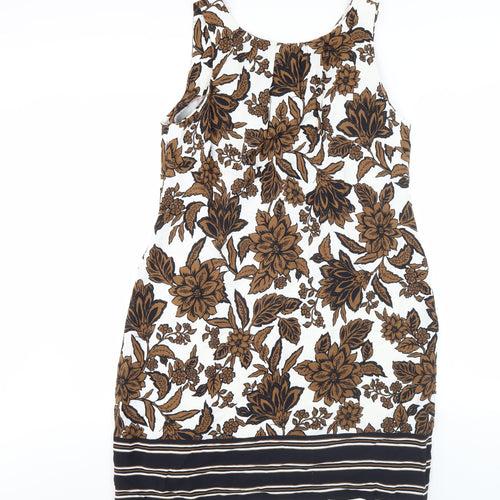 Roman Women's Floral Multicoloured Dress, Size 12